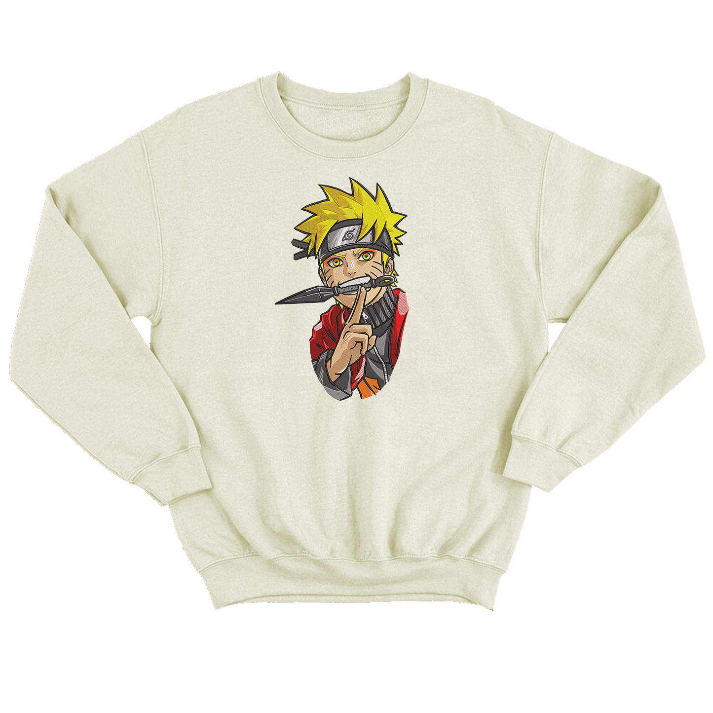Naruto v2 Buzo cuello redondo