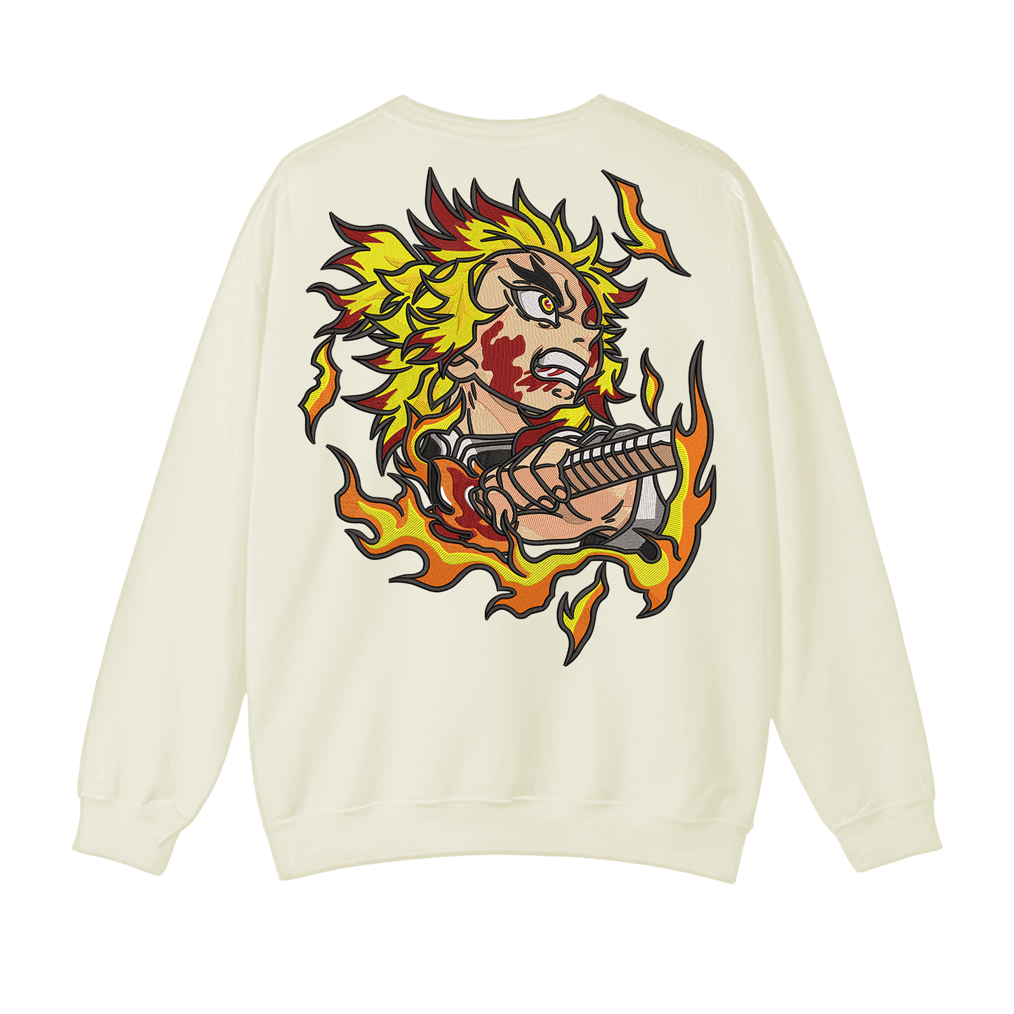Rengoku v1 Buzo cuello redondo