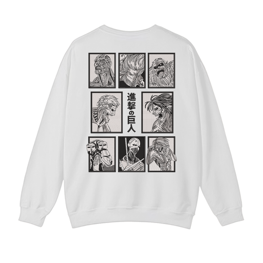 Attack on titan Buzo cuello redondo