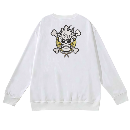 Luffy v1 Buzo cuello redondo