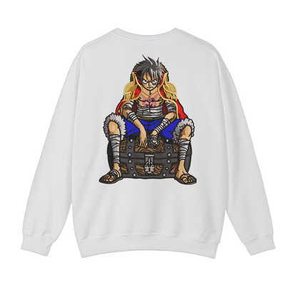 Luffy cofre Buzo cuello redondo