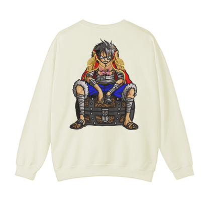 Luffy cofre Buzo cuello redondo