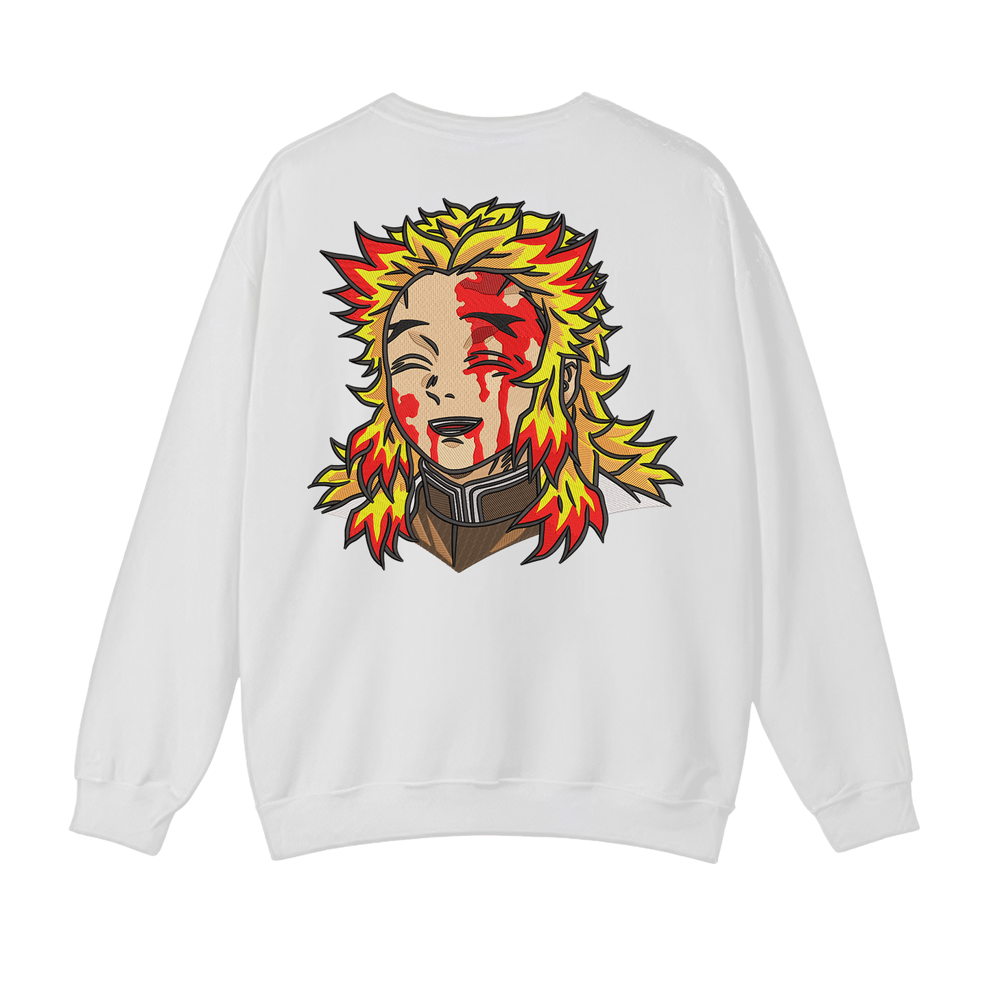 Rengoku v2 Buzo cuello redondo