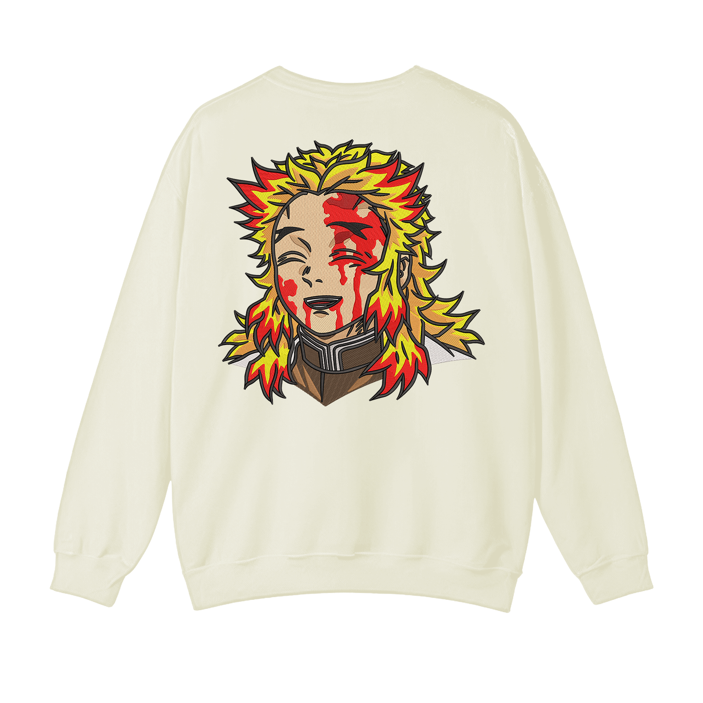 Rengoku v2 Buzo cuello redondo