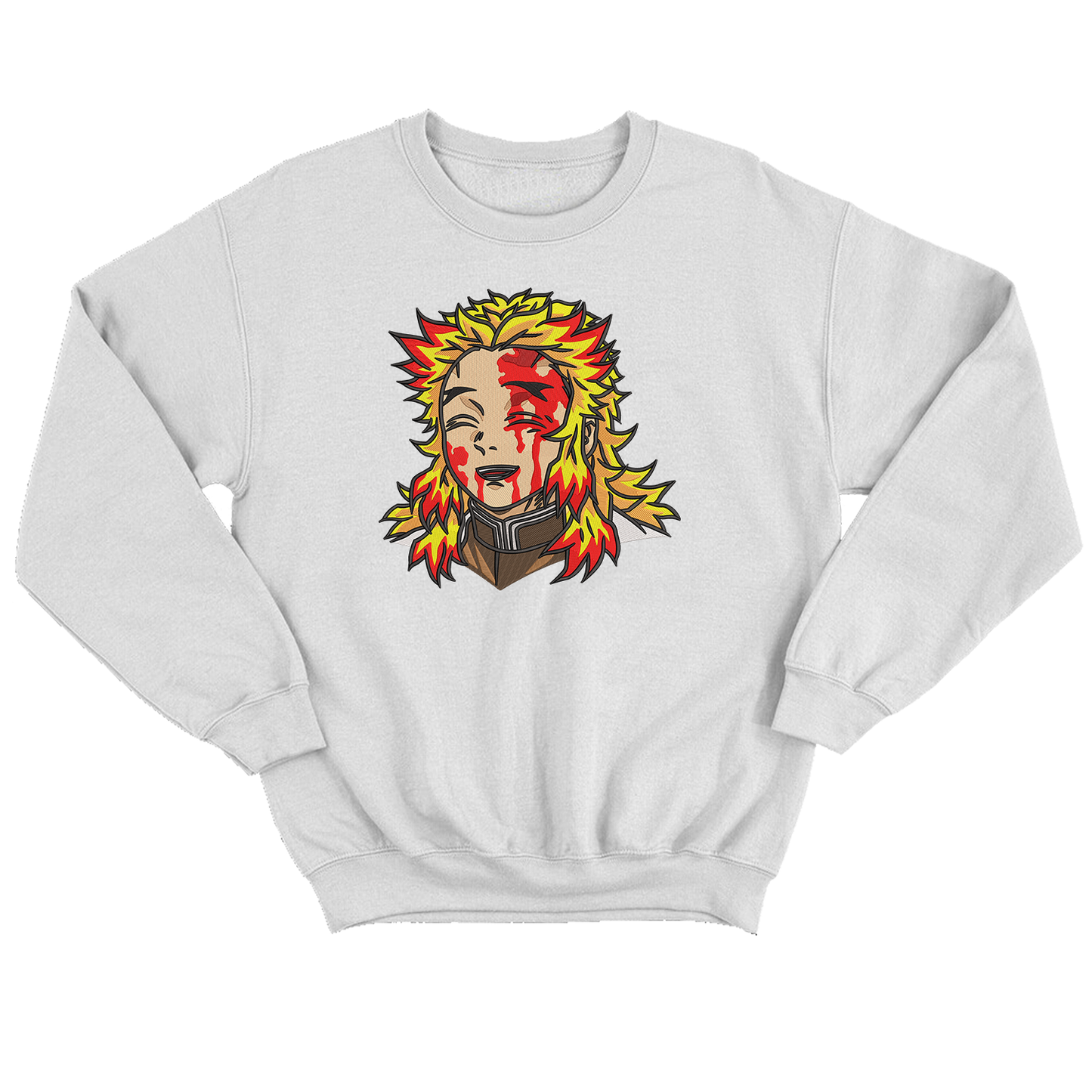 Rengoku v2 Buzo cuello redondo