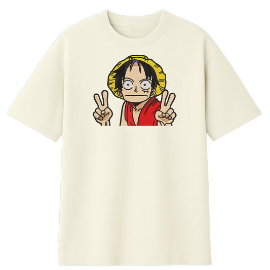 Luffy muecas Camiseta