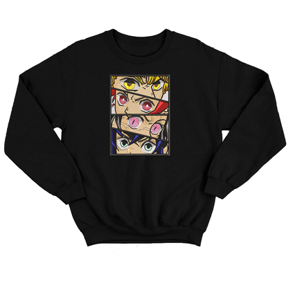 Demon slayer v1 Buzo Cuello redondo