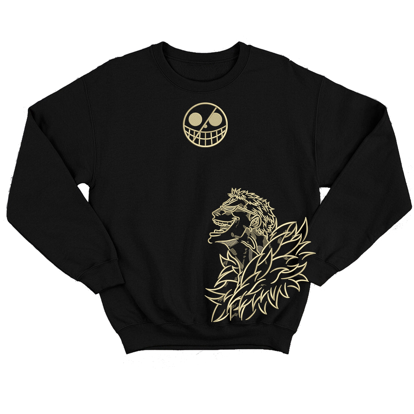 Doflamingo v1 buzo cuello redondo