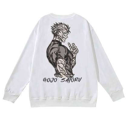Gojo Satoru v1 buzo cuello redondo