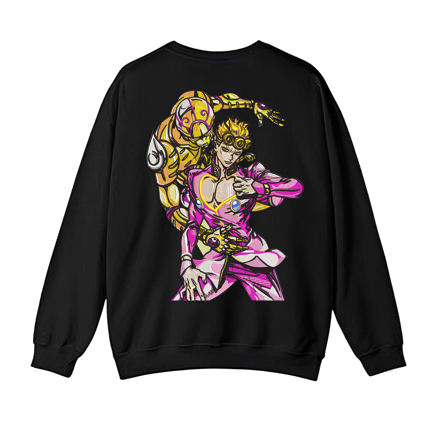 Giorno Giovanna Gold Experience Buzo cuello redondo