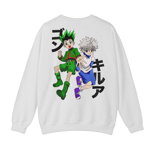 killua y gon Buzo cuello redondo