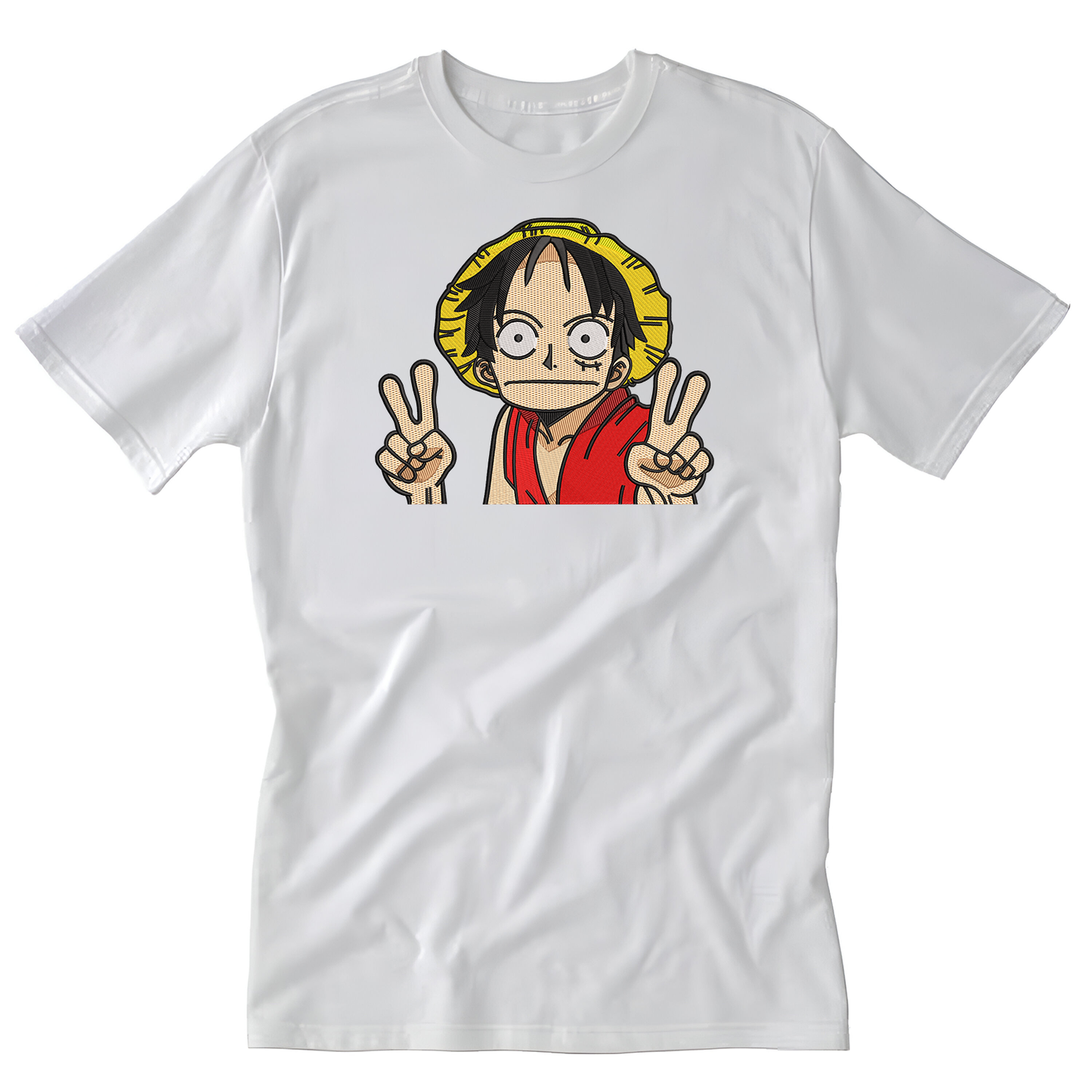 Luffy muecas Camiseta