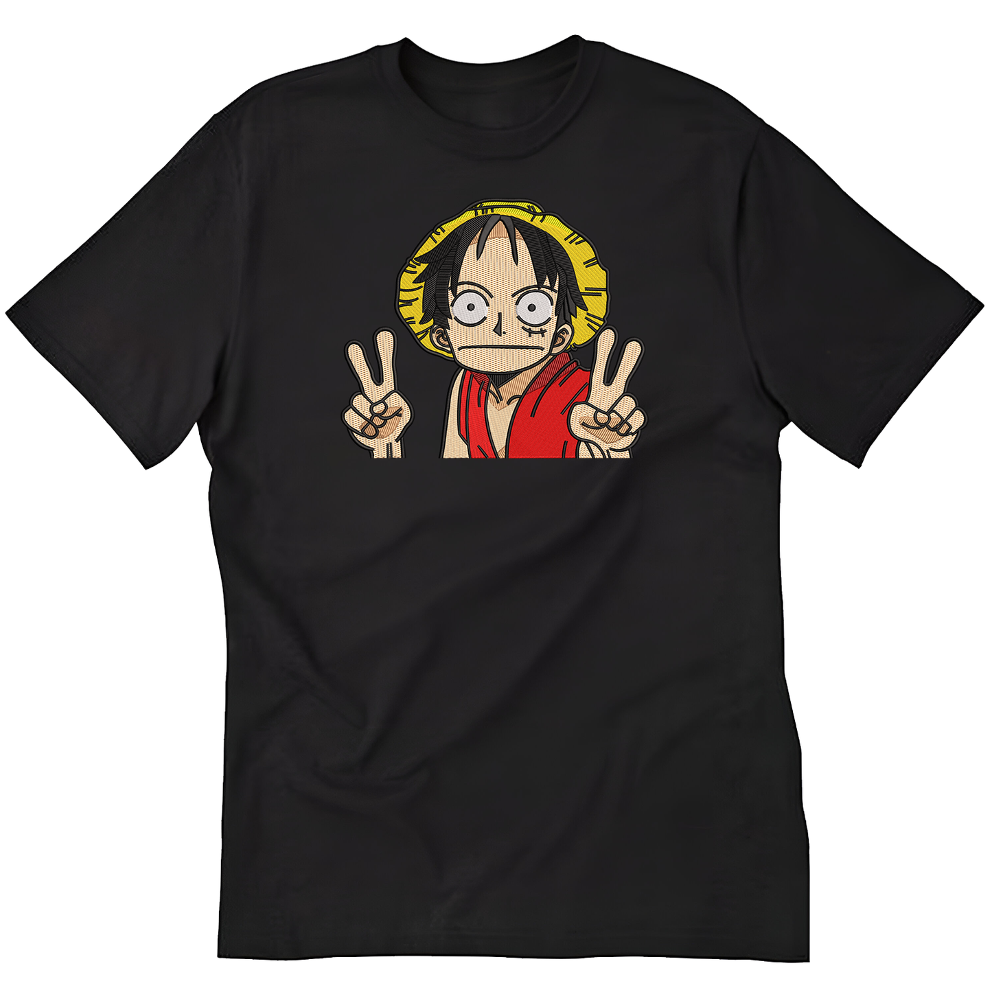 Luffy muecas Camiseta