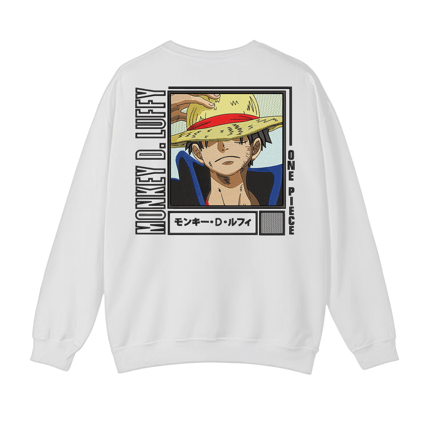 Monkey D Luffy Buzo cuello redondo