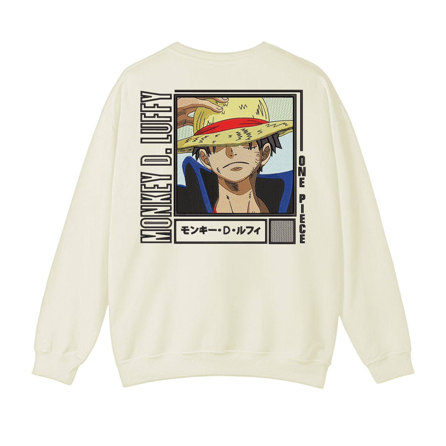 Monkey D Luffy Buzo cuello redondo