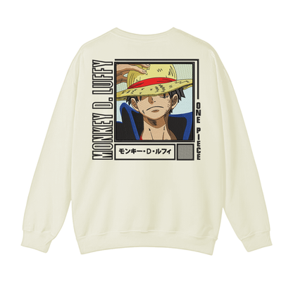 Monkey D Luffy Buzo cuello redondo