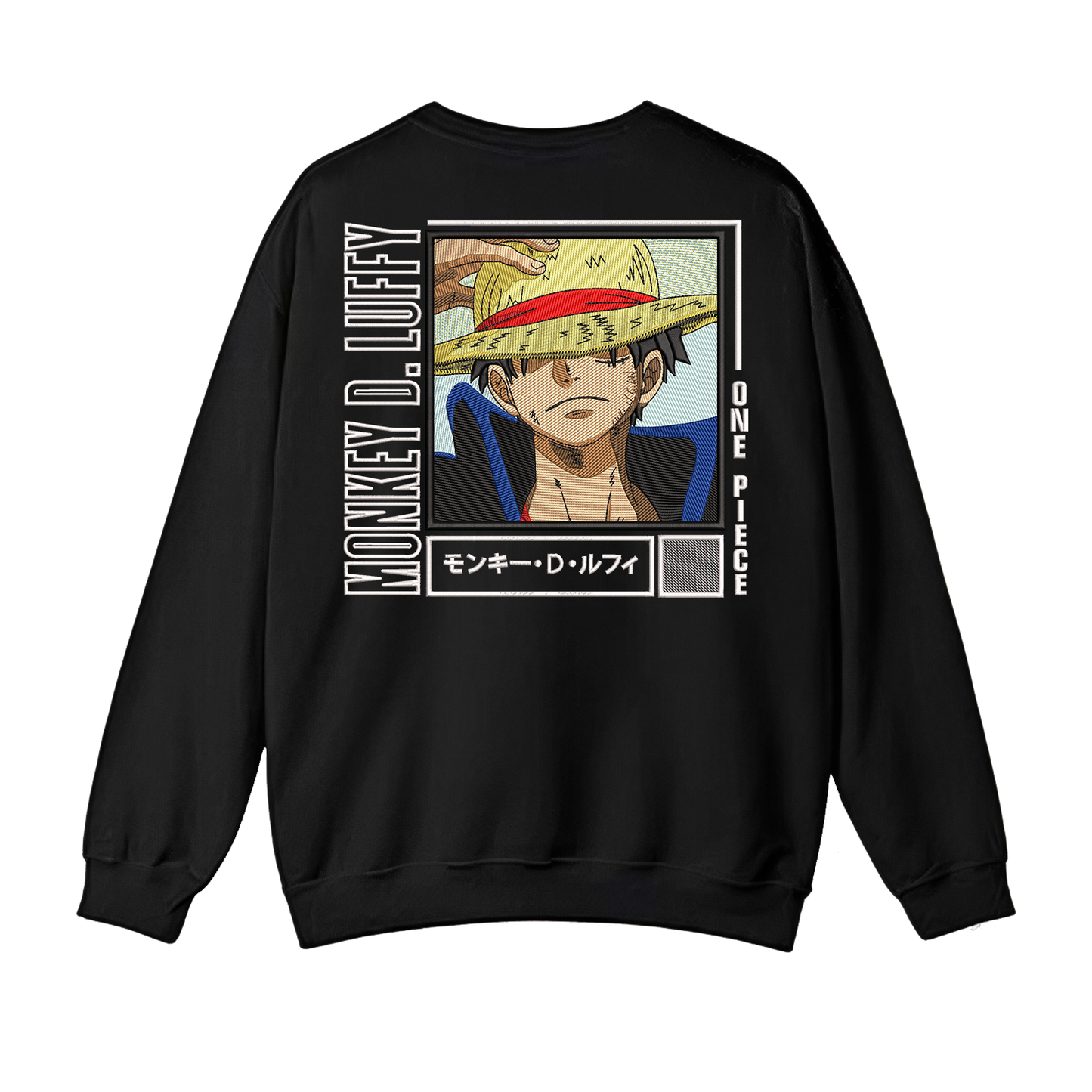 Monkey D Luffy Buzo cuello redondo