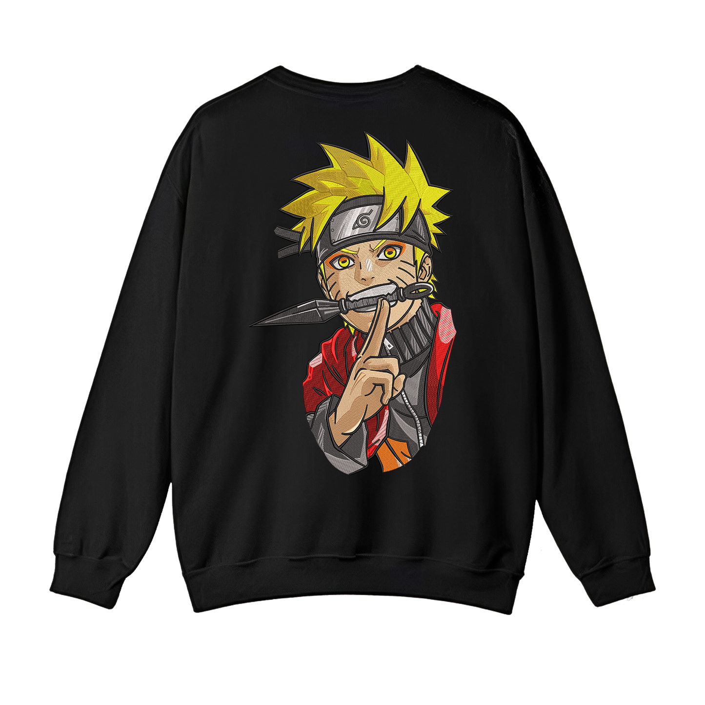 Naruto v2 Buzo cuello redondo