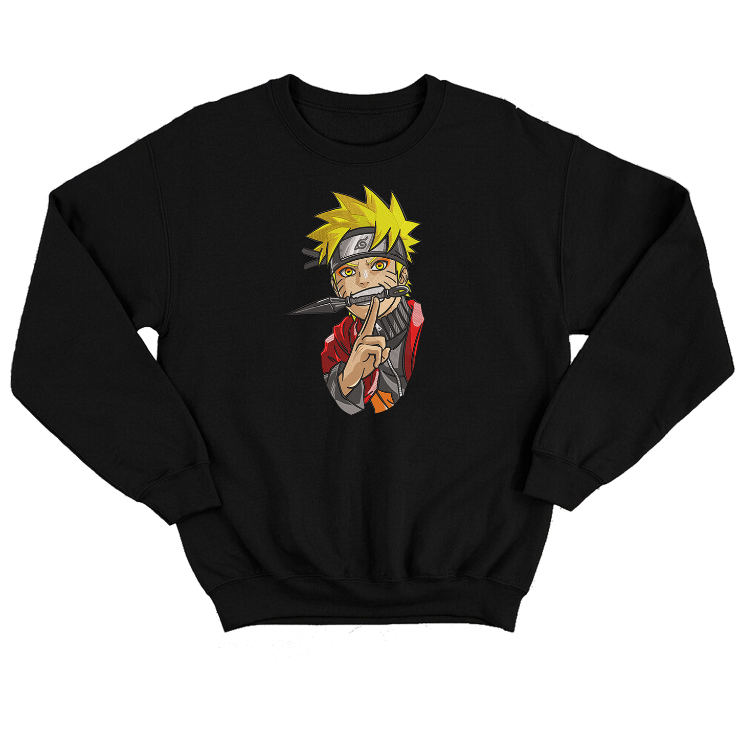 Naruto v2 Buzo cuello redondo