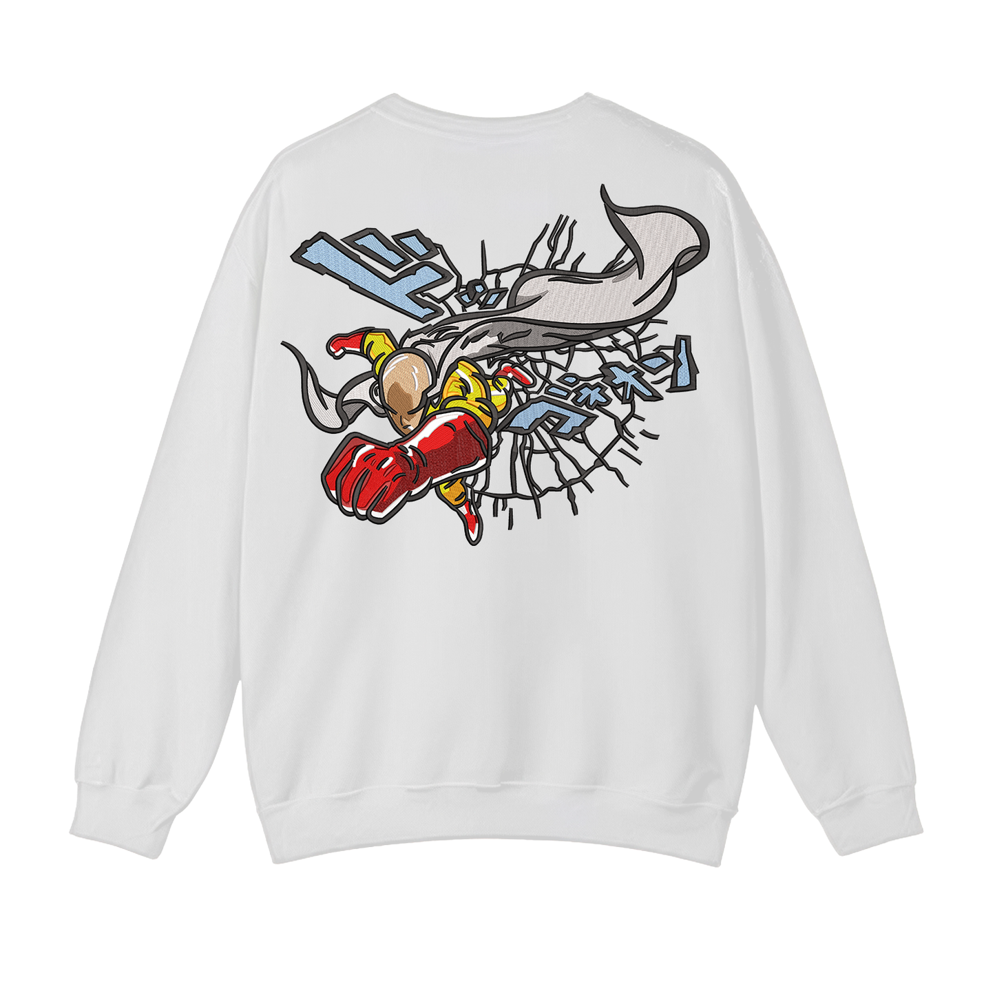 One Punch Man v1 Crew Neck Hoodie