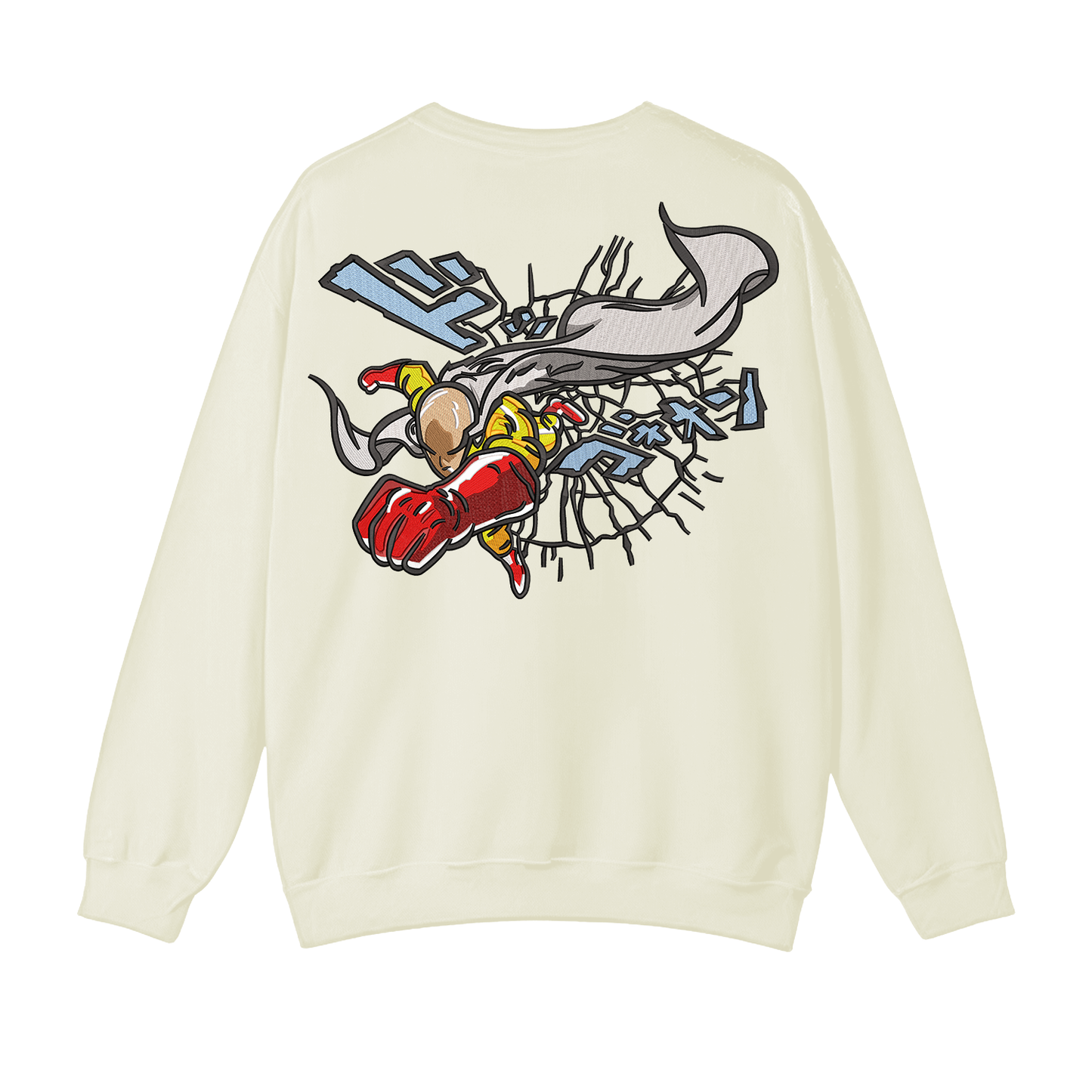 One Punch Man v1 Crew Neck Hoodie