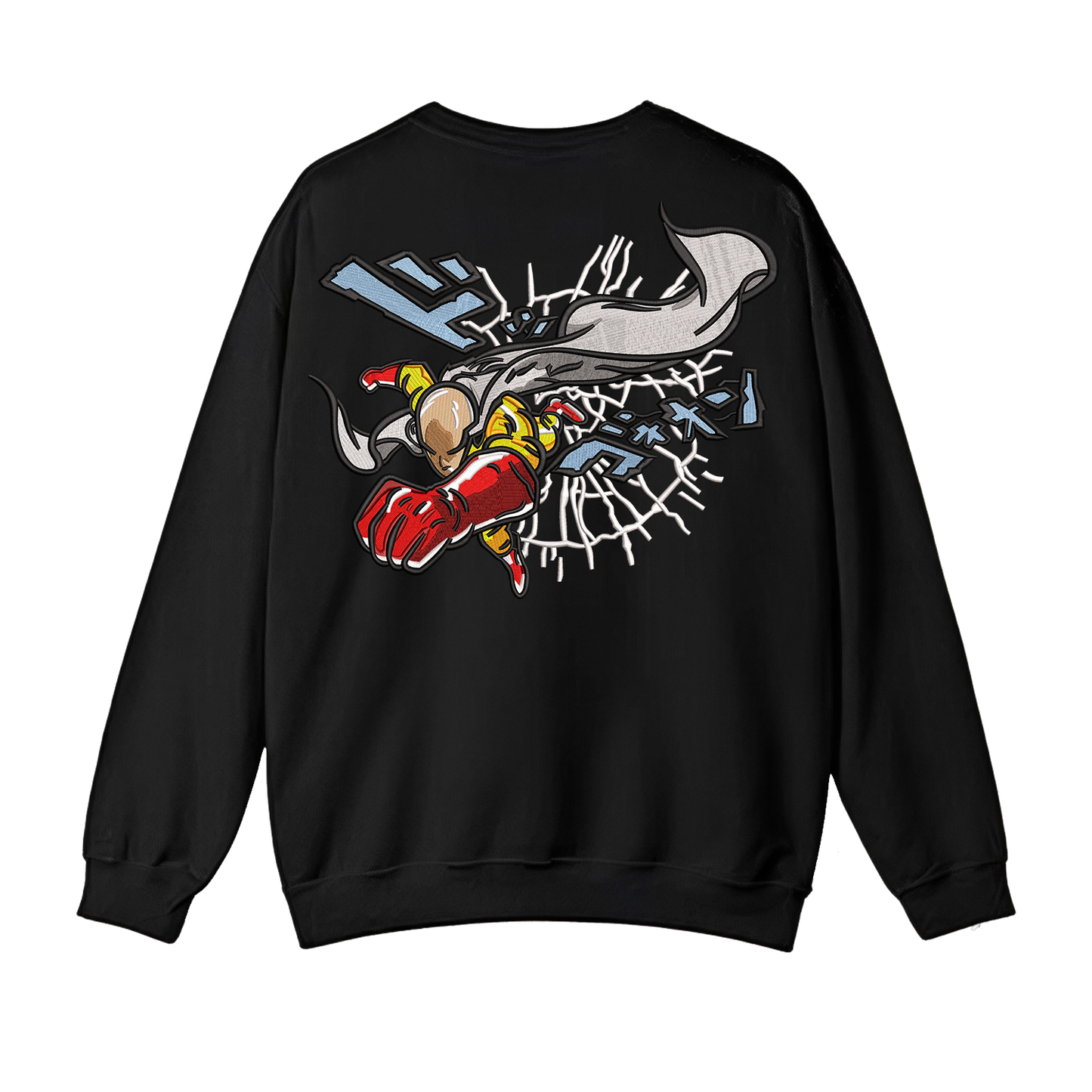 One Punch Man v1 Crew Neck Hoodie