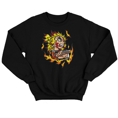 Rengoku v1 Buzo cuello redondo