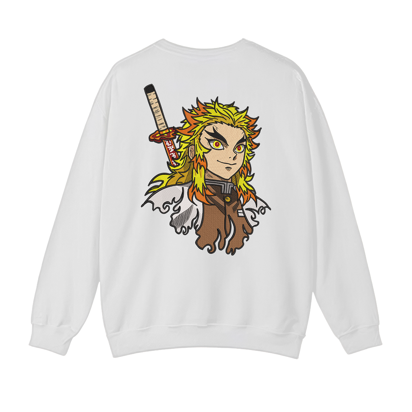 Rengoku v3 Buzo cuello redondo