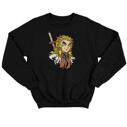 Rengoku v3 Buzo cuello redondo
