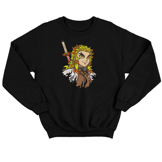 Rengoku v3 Buzo cuello redondo