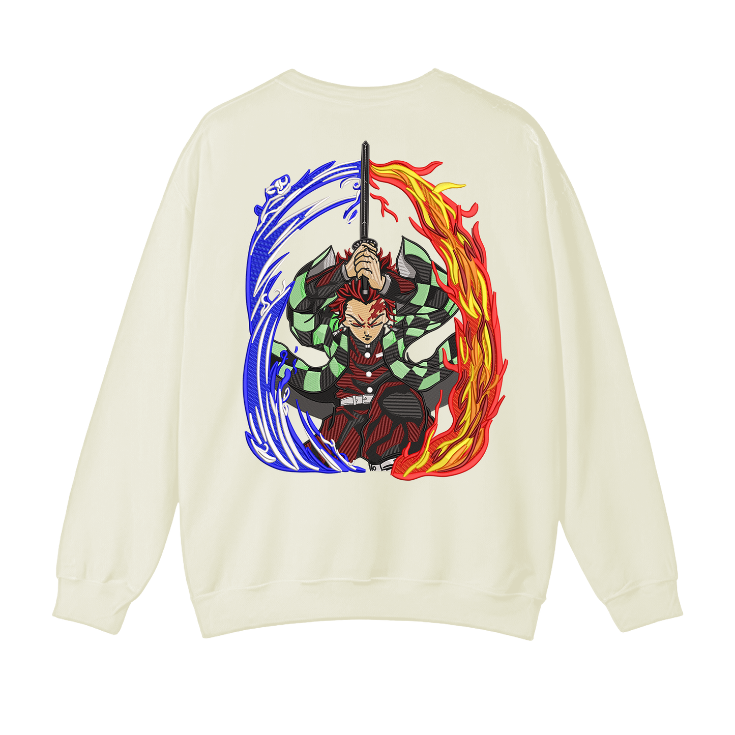 Tanjiro v2 Buzo cuello redondo