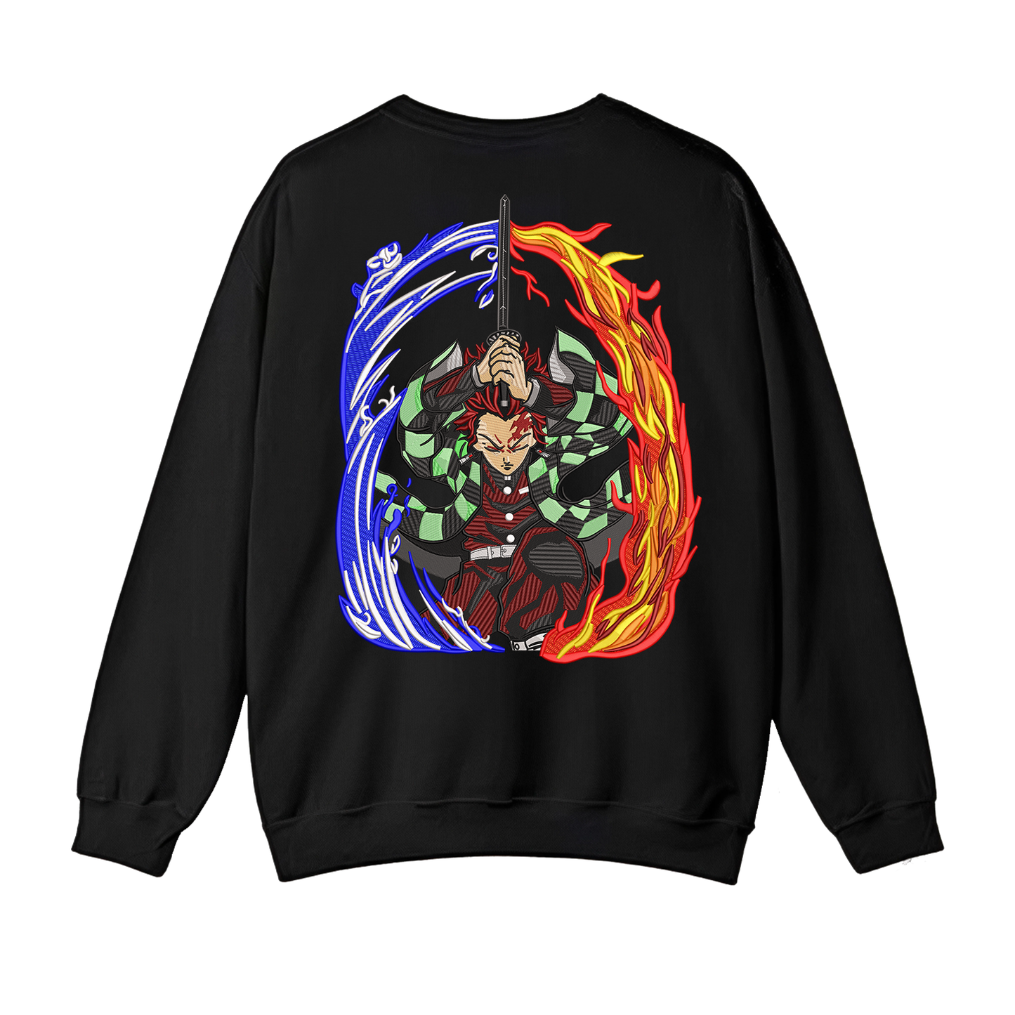 Tanjiro v2 Buzo cuello redondo