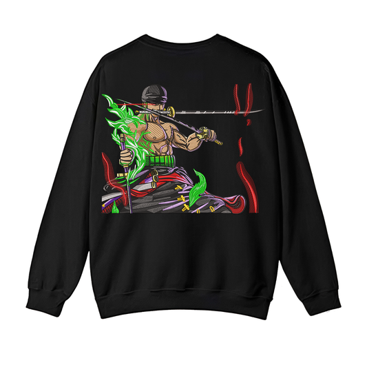 Zoro espadas v1.2 Buzo cuello redondo